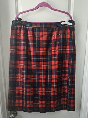 Vintage Pendleton Boyd Tartan Midi Skirt